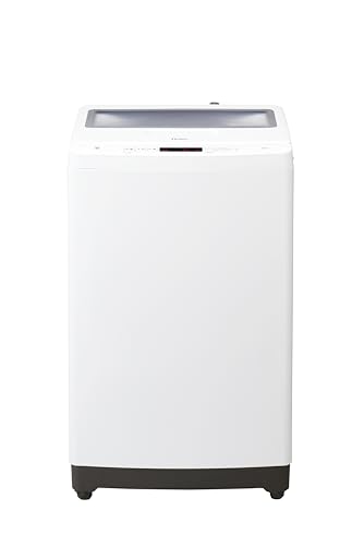 ハイアール(Haier) 洗濯機 JW-H100A(W)ホワイト 洗濯容量10kg全自動洗濯機 6つのボタンシンプル設計 ローデザイン まとめ洗い 大容量 槽洗浄カビ対策 選べる多彩なコースを搭載